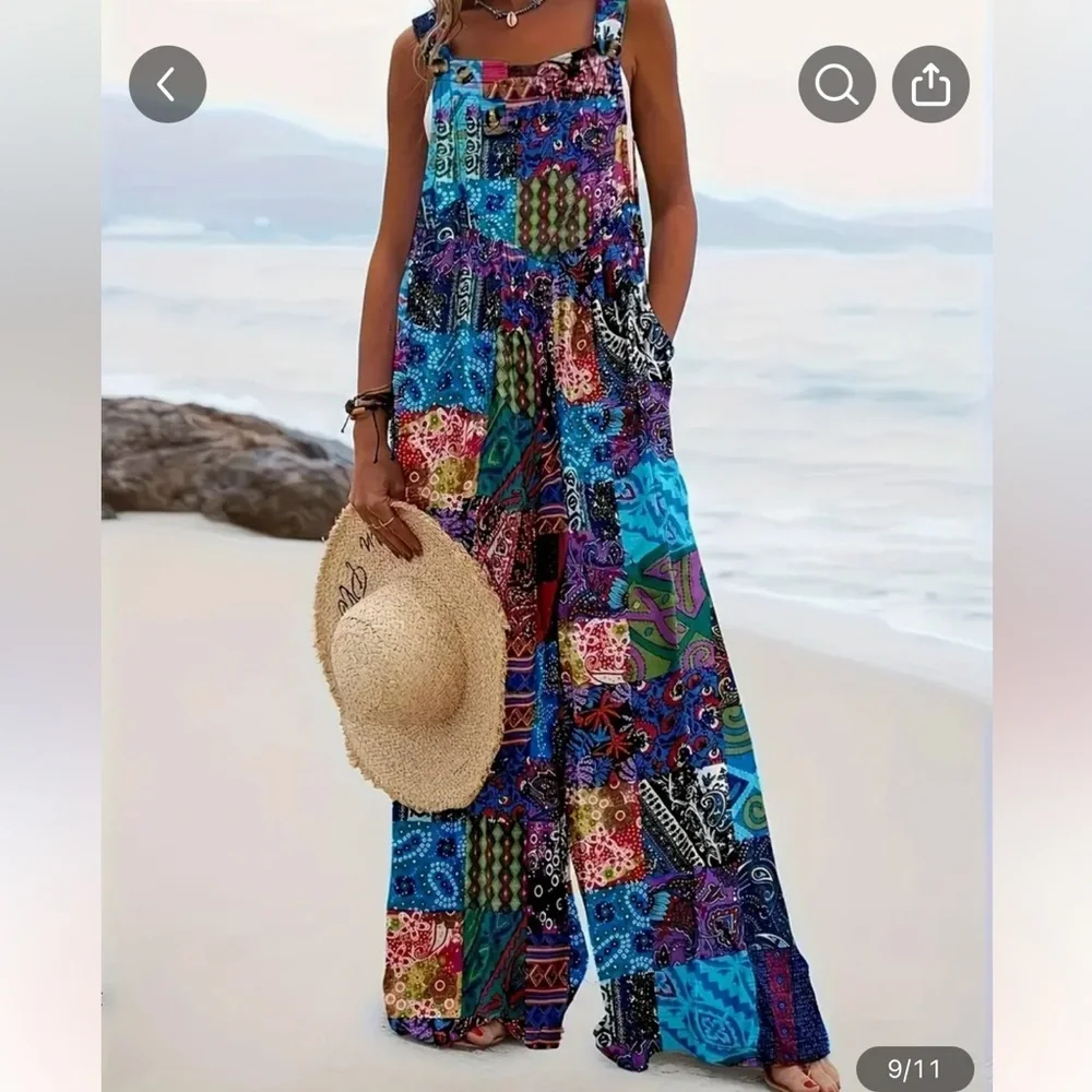 Woven jumpsuit - Picture 1 of 6